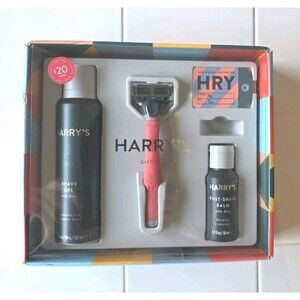 Harry's Shave Club  New Holiday Gift Set Razor Gel Post Shave Balm NIP